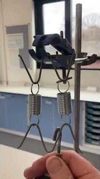 Hookes law springs in series and parallel