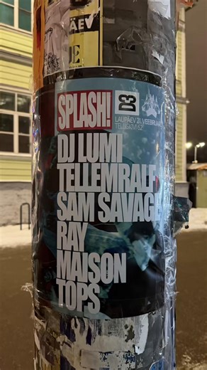 Splash! juba 21. veebruar @ D3!