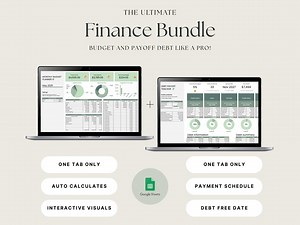 Google Sheets Budget Planner & Debt Tracker: Financial Planner Spreadsheet (digital Download) - Etsy
