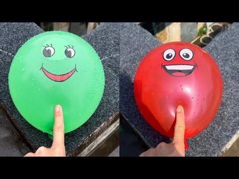 Experiment: Will a water balloon explode if it rolls down a tall building? 💥🎈