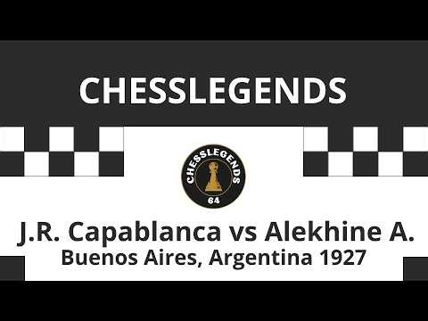 Jose Raul Capablanca vs Alexander Alekhine | World Chess Championship 1927
