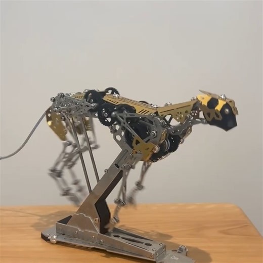 New Release from moyustore – The Mechanical Leopard Has Arrived! 🐆 Unleash the wild with our Mechanical Running Leopard 3D Metal Puzzle – a kinetic masterpiece made of 398 precision parts. Watch it come to life as you build and wind it up — no batteries needed! Whether you're a seasoned model builder or just love steampunk-inspired design, this is the perfect combination of engineering, art, and motion. ⚙️ Real movement 🧩 3D puzzle challenge 🔩 High-quality metal components 🖤 Pure kinetic sat