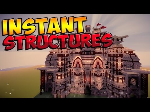 Minecraft Instant Structures Mod: MCPEDL | Bedrock/Java | Pocket Edition | Easy Tutorial!!!