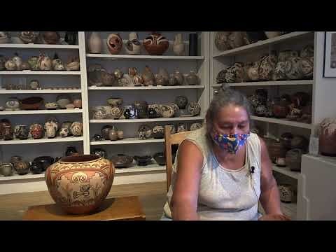 Ruby Panana live Native American pottery-making demo 8.4.2020