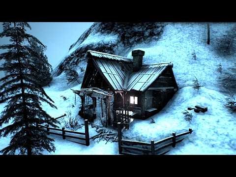Arctic Night Vigil: Storm Winds & Heavy Snowfall for Relaxation | Deep Polar Sleep Ambience