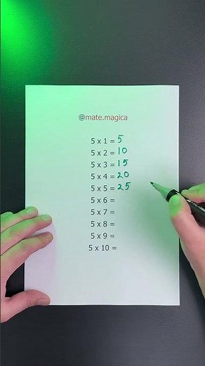 ✅How multiplicate by 5. 🧮Learn with us how multiplicate.📚