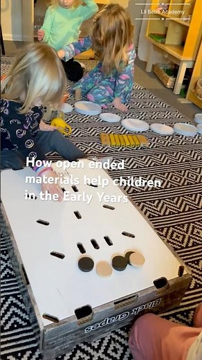 Using open ended materials in the early years | daycare #childcare