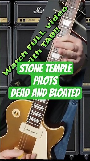 Stone Temple Pilots "Dead and Bloated" Short Guitar TAB | Lesson | Tutorial | Cover
