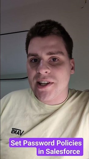 How to Set Password Policies in Salesforce