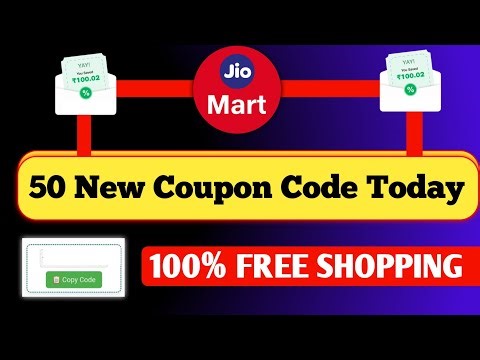 Jiomart 50 New Coupon Code Today 🔥| Jiomart 100 Free Shopping | Jiomart 100 off coupon Today