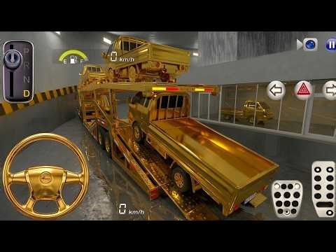 Gold Hyundai Truck - Extreme Hard Parking Challenge - 3D Driving Class 2026 | Android iOS Gameplay