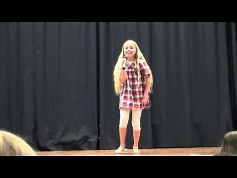 10 Year Old Girl Singing Tomorrow From Annie