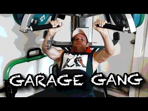 yub garage gym setup tour & chest workout