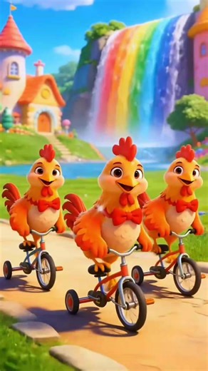 Chicken Song |Chicken funny dancing video #tiktokkids #kidscartoon #kidssong #cartoon #fyp