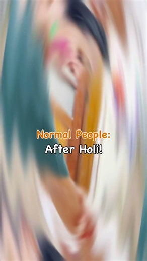 Artist vs Normal People on Holi 😱 #holi #shorts