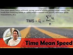 Time Mean Speed | NCEES Civil Engineering PE Exam [Section 5.1.2.4]