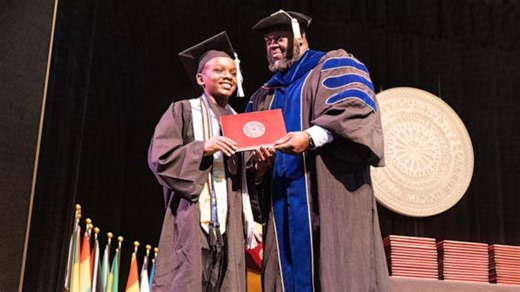 13-year-old makes history as youngest graduate from Oklahoma City Community College