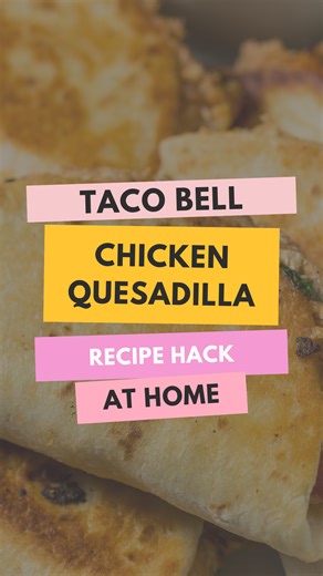 🌮 Your Favorite Former Taco Bell employee is back again...let’s make their Chicken Quesadilla at home 🌮 If you’ve ever been obsessed with Taco Bell’s chicken quesadilla, this is exactly how to recreate it at home, including the iconic creamy jalapeño sauce. Creamy Jalapeño Sauce • 1 cup mayonnaise • 3 tablespoons pickled jalapeño slices • A splash of jalapeño brine • ½ teaspoon chili powder • ½ teaspoon cumin • ½ teaspoon onion powder • ¼ teaspoon garlic powder • ¼ teaspoon salt • ½ teaspoon s