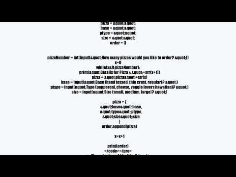 How to about nesting a variable amount of dictionaries?