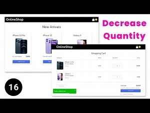 Complete Shopping Cart 🛒 - 16 Decrease Cart Quantity | React and Redux Toolkit Course 🔥