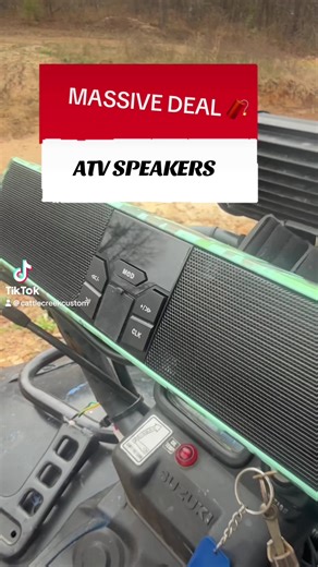 Super loud atv speakers so get them why they last #tiktokcreatorpicks #tiktokcreator #tiktokshop #atv