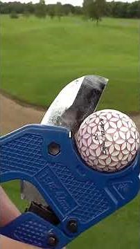 This golf ball has WEIRD dimples 🤯