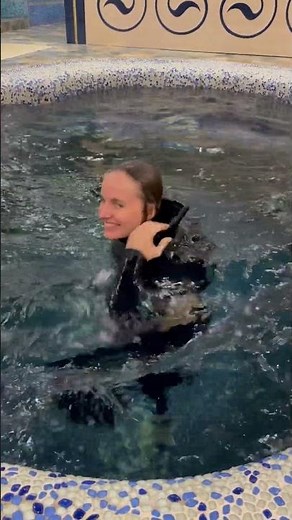 how to put on a wetsuit🙃