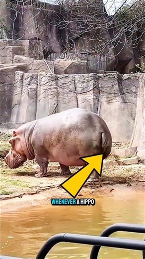 Why Hippos Spread Their Poop With Their Tails 🦛 | Weird Animal Behavior Explained