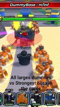 All larges dummies vs General noob in dummy defense!