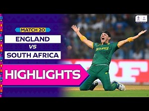 England vs South Africa | World Cup 2023 | 20th Match | Highlights | #WorldCup2023 #highlights