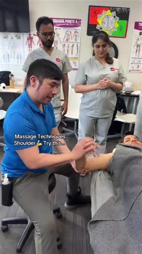 Shoulder Massage + Female draping techniques