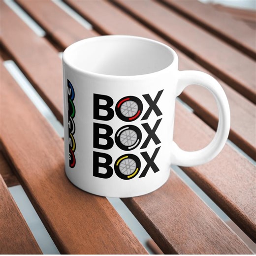 Box Box Formula One Racing Coffee Cup – F1 Fan Gift, 11 Oz Ceramic Mug - Etsy Canada