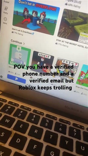 The biggest troll ever is #roblox ￼