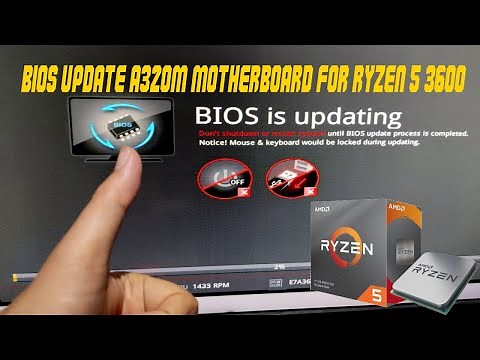 BIOS update MSI a320m pro vd/s v2 for a RYZEN 5 3600 CPU