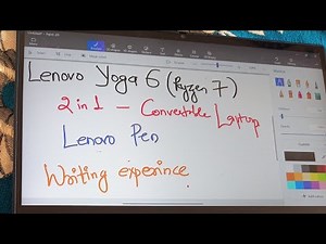 Lenovo yoga 6. Ryzen 7( writing experience)