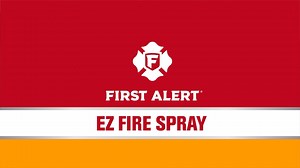 Keep EZ Fire Spray in the kitchen or by the grill to help stop fires fast! It discharges 4x longer then a traditional fire extinguisher. | First Alert