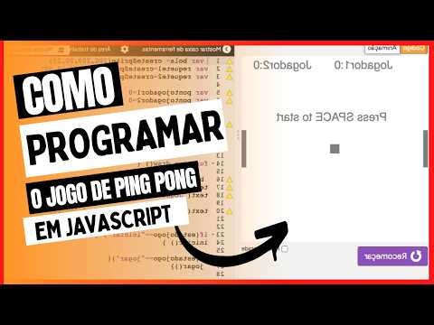 Como programar o jogo Ping Pong em Javascript