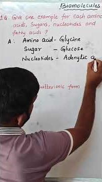 Biomolecules/2Marks questions and answers #biomolecules