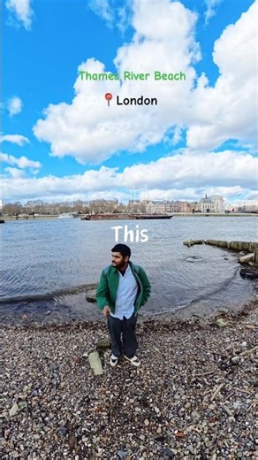 London’s Beautiful Thames River View 🌊 #london #thamesriver #london #youtubeshorts #viralshorts