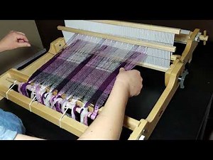 Diamond Twill Pattern for Rigid Heddle Loom weaving sequence video 6 of 6