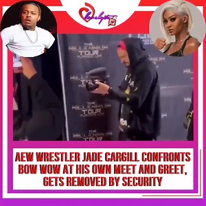 AEW wrestler Jade Cargill was captured on camera confronting Bow Wow in Miami, with security having to step in to whisk her and her associates away. The video starts with Cargill and two other women, who appear to be wrestlers Red Velvet and Kiera Hogan, collectively known as The Baddie Section, screaming on Bow Wow while security stands in between them. The scene looks intense, with one of the women attempting to throw popcorn in Bow Wow's face. The security eventually physically picks up Cargi