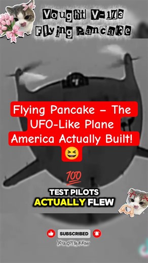 Flying Pancake – The UFO-Like Plane America Actually Built! #technology #history #military #ytshorts