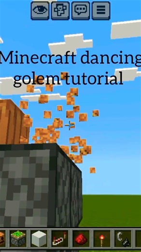 Dancing golem tutorial minecraft #video #viral #shorts #minecraft