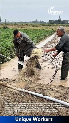 Lotus root processing: traditional methods