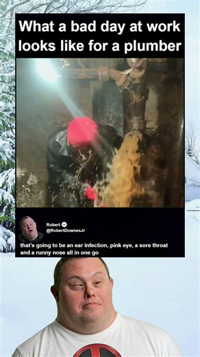 What A Bad Day At Work Looks Like For A Plumber