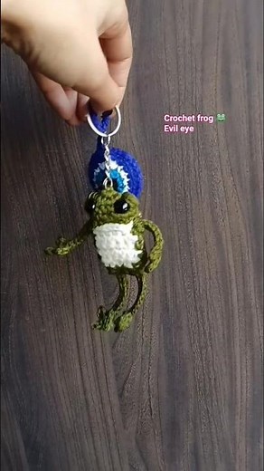 crochet frog 🐸 tutorial #crochet #handmade #crochet frog tutorial