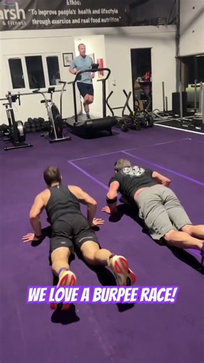 But who won the burpee race? Subscribe for more. #hyroxtraining #hyrox