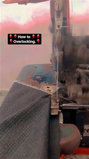 how 🤔 to Overlocking machine