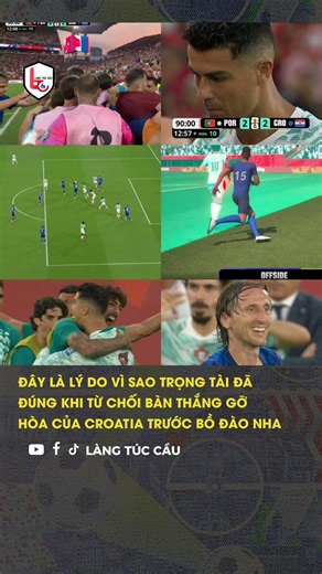Here is why the referee was right to disallow Croatia's equalizer against Portugal 🤯🇭🇷