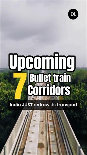 Why INDIA is making 7 NEW High Speed Rail Corridors? #shorts
